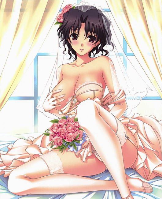 [50 sheets bride] Two-dimensional erotic image of wedding dress boring! part21 43