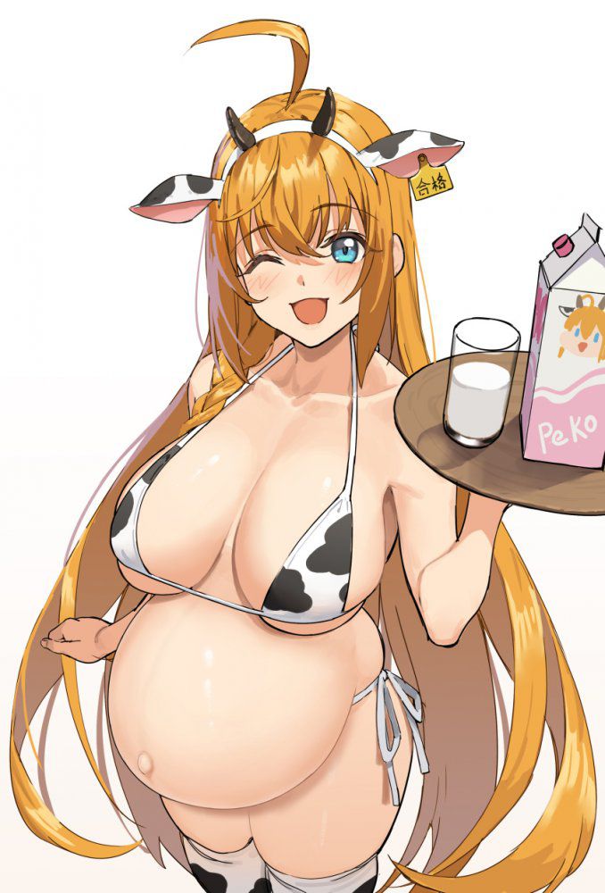 【Secondary】Cow Girl / Cow Pattern Bikini Image 【Elo】 37