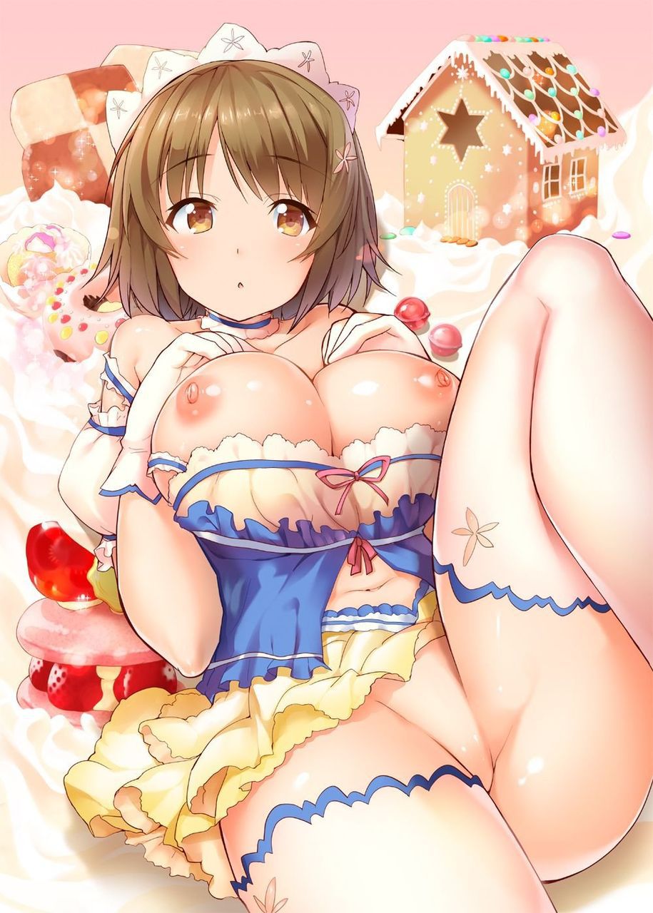 [2nd] Secondary erotic image of a girl who has become a semi-undressing clothes disturbed 7 [half off] 35