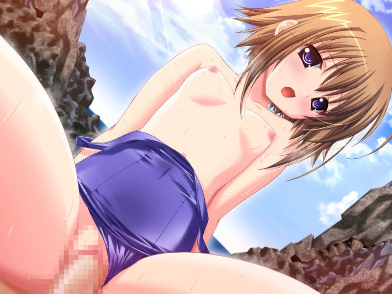 [Lorisk Water] It is a day of the sea, you can enjoy the swimsuit and skin to take off Lori Child of swimsuit, half off swimsuit picture even look at Lori? 29