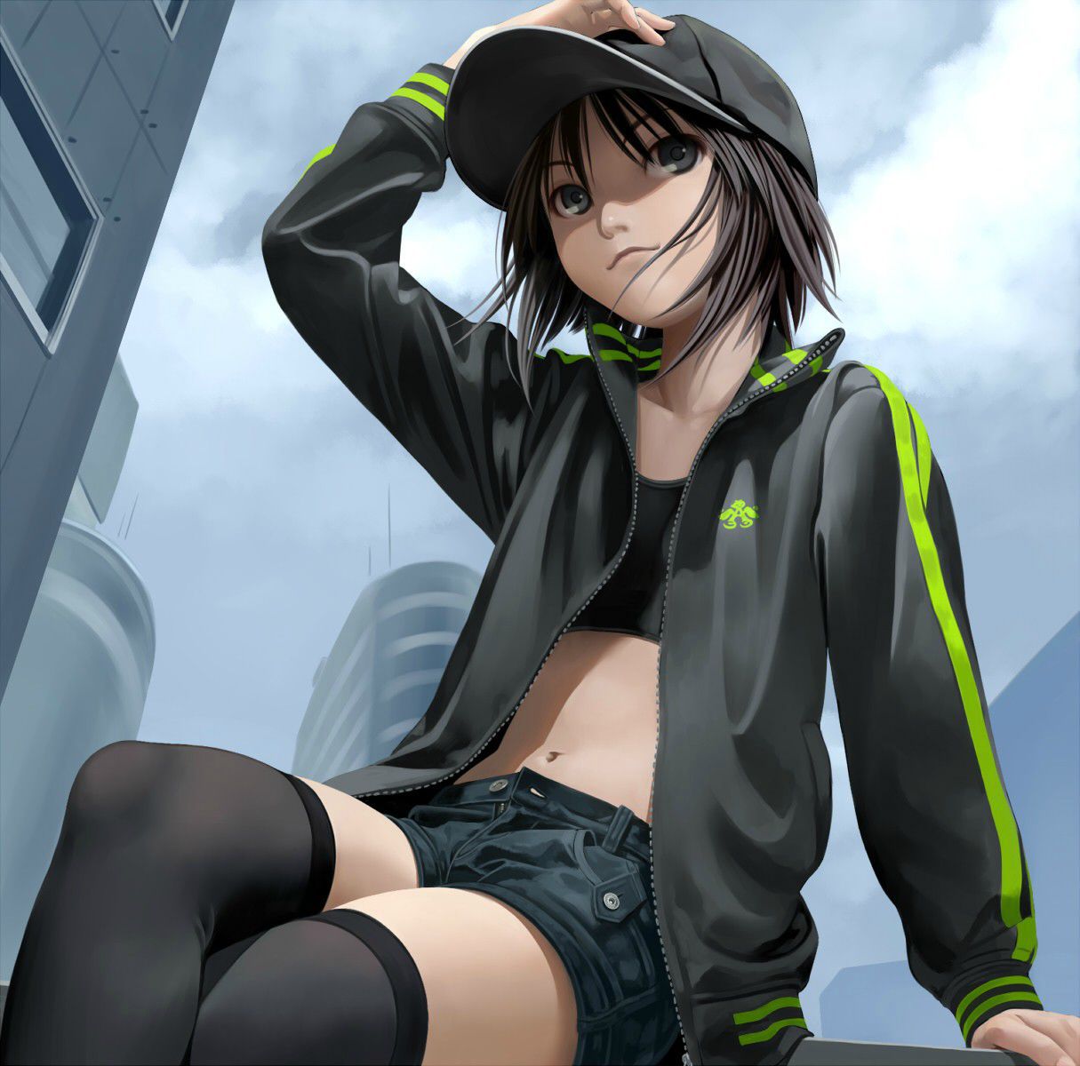 [2 next] beautiful girl secondary image of short pants figure that is emphasized thigh and buttocks 10 [shorts/non-erotic] 6