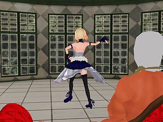 MMD Sexy Blondie and BigDaddy in the Champagne Room GV00142 10