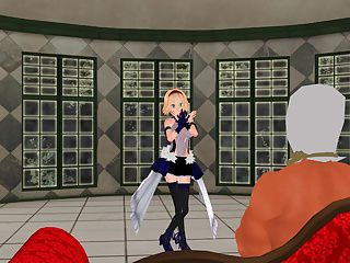 MMD Sexy Blondie and BigDaddy in the Champagne Room GV00142 3