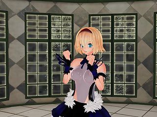 MMD Sexy Blondie and BigDaddy in the Champagne Room GV00142 8