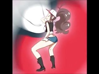 Pokemon Trainer Hilda Booty Shaking 2