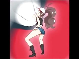 Pokemon Trainer Hilda Booty Shaking 5