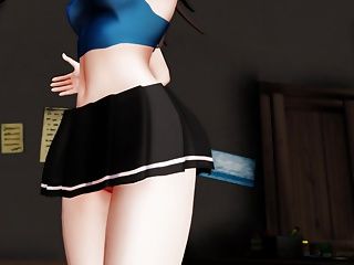 MMD Sexy Babe Under Skirt Views of Sweet Ass & Pussy GV00164 7