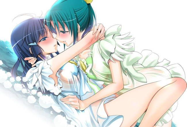 [50 sheets lesbian kiss] I'm kissing with girls secondary erotic images! PART8 [Yuri] 13