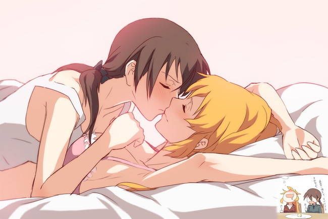 [50 sheets lesbian kiss] I'm kissing with girls secondary erotic images! PART8 [Yuri] 21