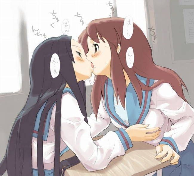 [50 sheets lesbian kiss] I'm kissing with girls secondary erotic images! PART8 [Yuri] 22