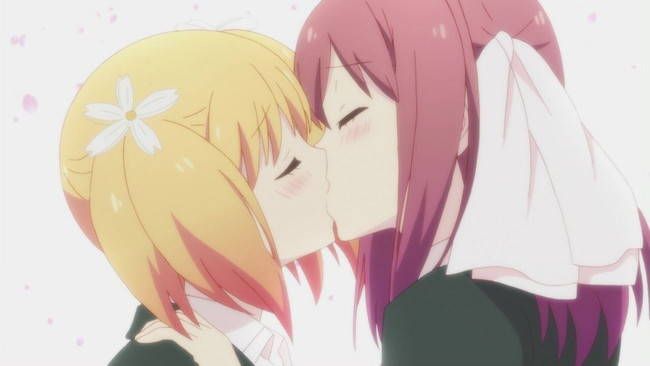 [50 sheets lesbian kiss] I'm kissing with girls secondary erotic images! PART8 [Yuri] 7