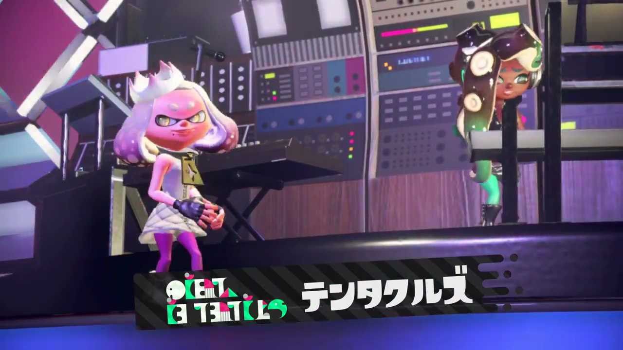 [Splatoon 2] New character of the Girl 2 Duo [tentacles] erotic dance in sexy Oppai costume 13