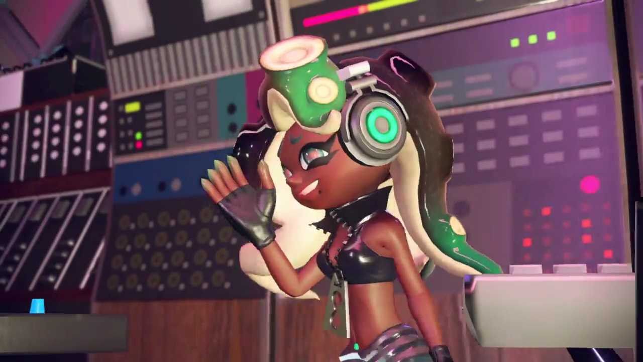 [Splatoon 2] New character of the Girl 2 Duo [tentacles] erotic dance in sexy Oppai costume 17
