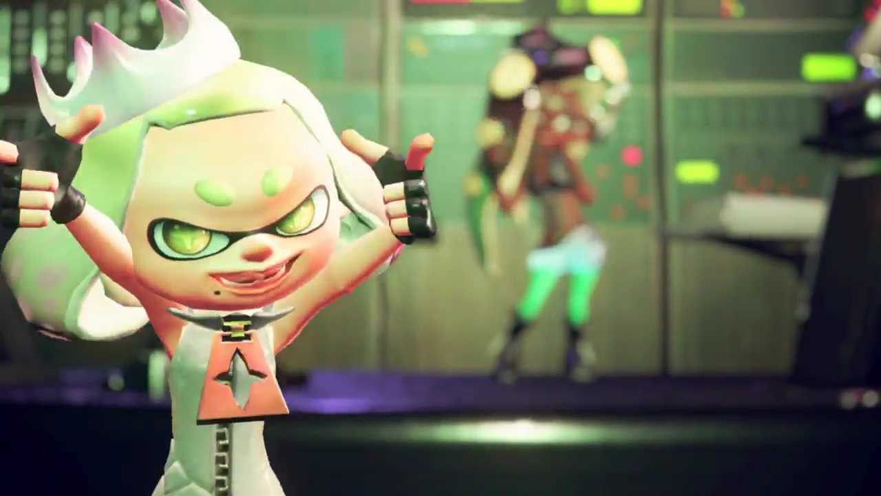 [Splatoon 2] New character of the Girl 2 Duo [tentacles] erotic dance in sexy Oppai costume 18