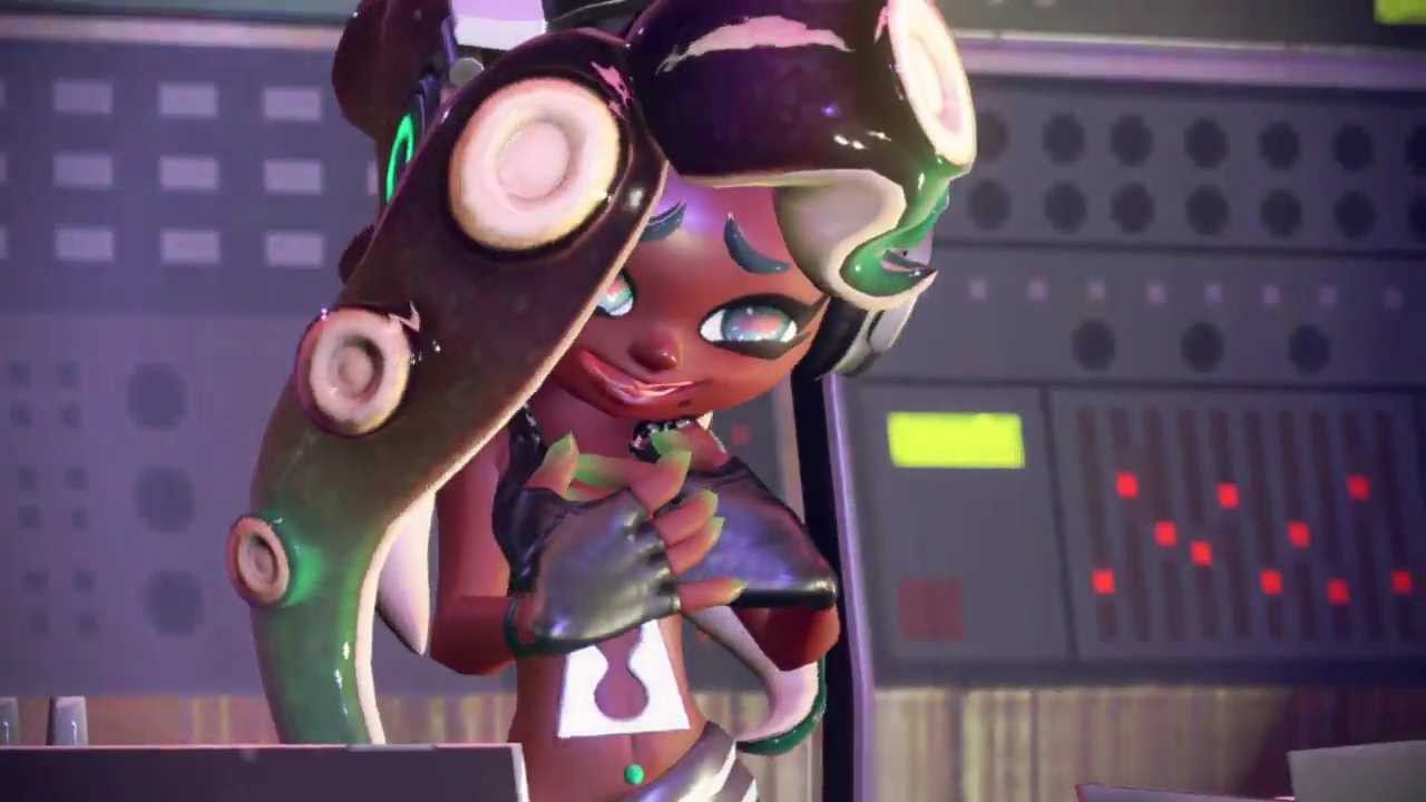 [Splatoon 2] New character of the Girl 2 Duo [tentacles] erotic dance in sexy Oppai costume 19