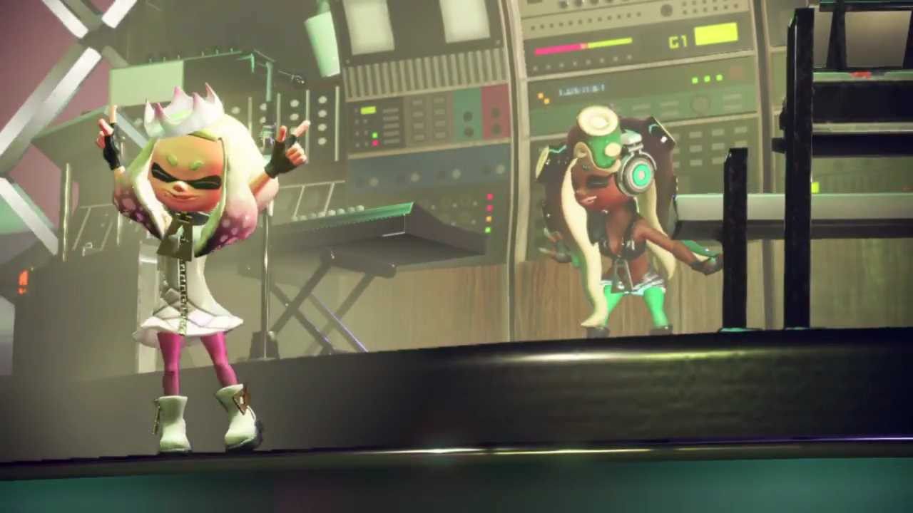[Splatoon 2] New character of the Girl 2 Duo [tentacles] erotic dance in sexy Oppai costume 22