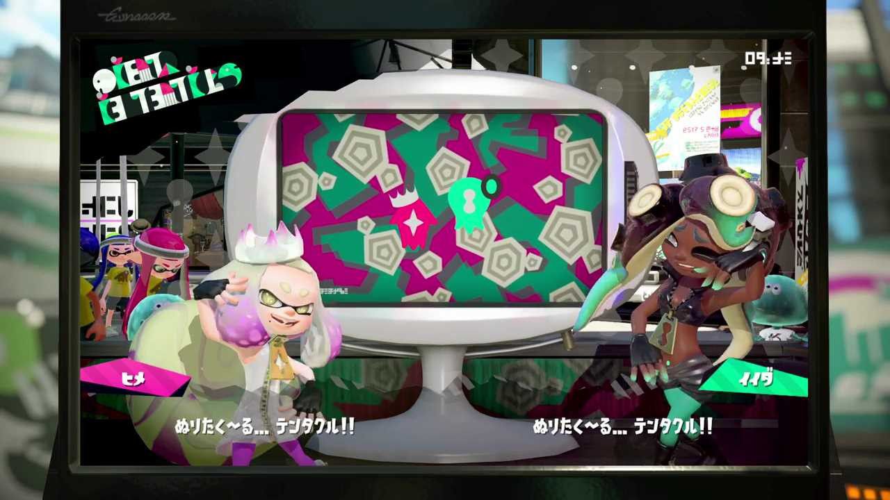 [Splatoon 2] New character of the Girl 2 Duo [tentacles] erotic dance in sexy Oppai costume 24