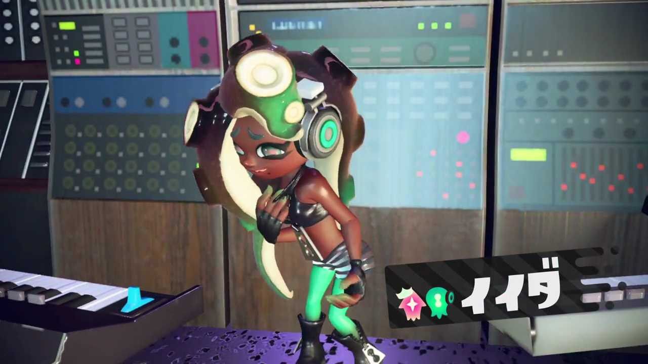 [Splatoon 2] New character of the Girl 2 Duo [tentacles] erotic dance in sexy Oppai costume 5