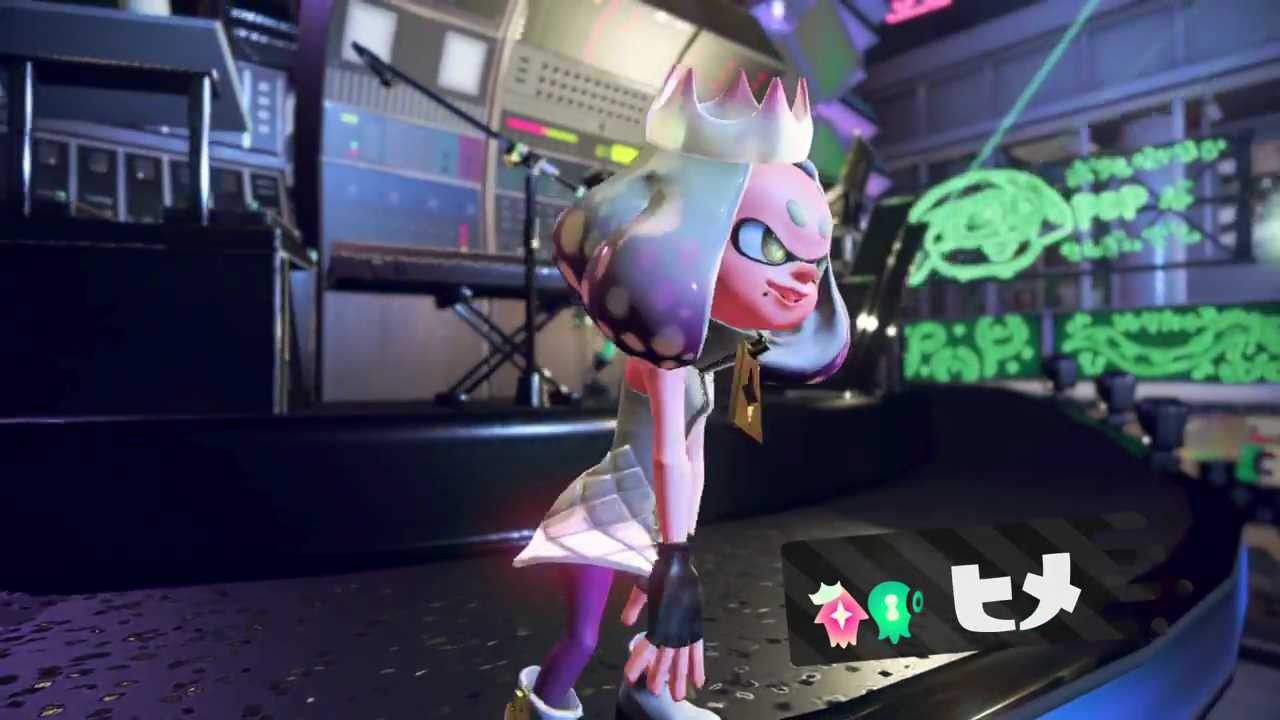 [Splatoon 2] New character of the Girl 2 Duo [tentacles] erotic dance in sexy Oppai costume 7
