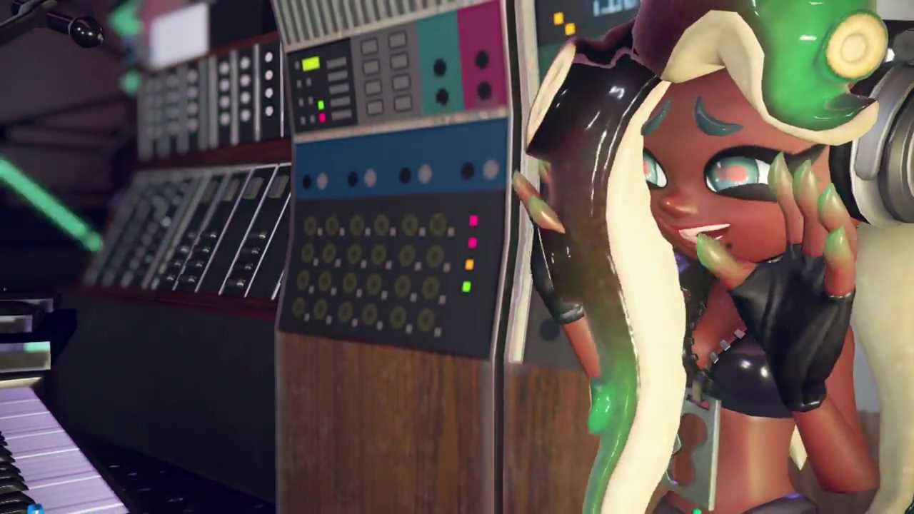 [Splatoon 2] New character of the Girl 2 Duo [tentacles] erotic dance in sexy Oppai costume 8