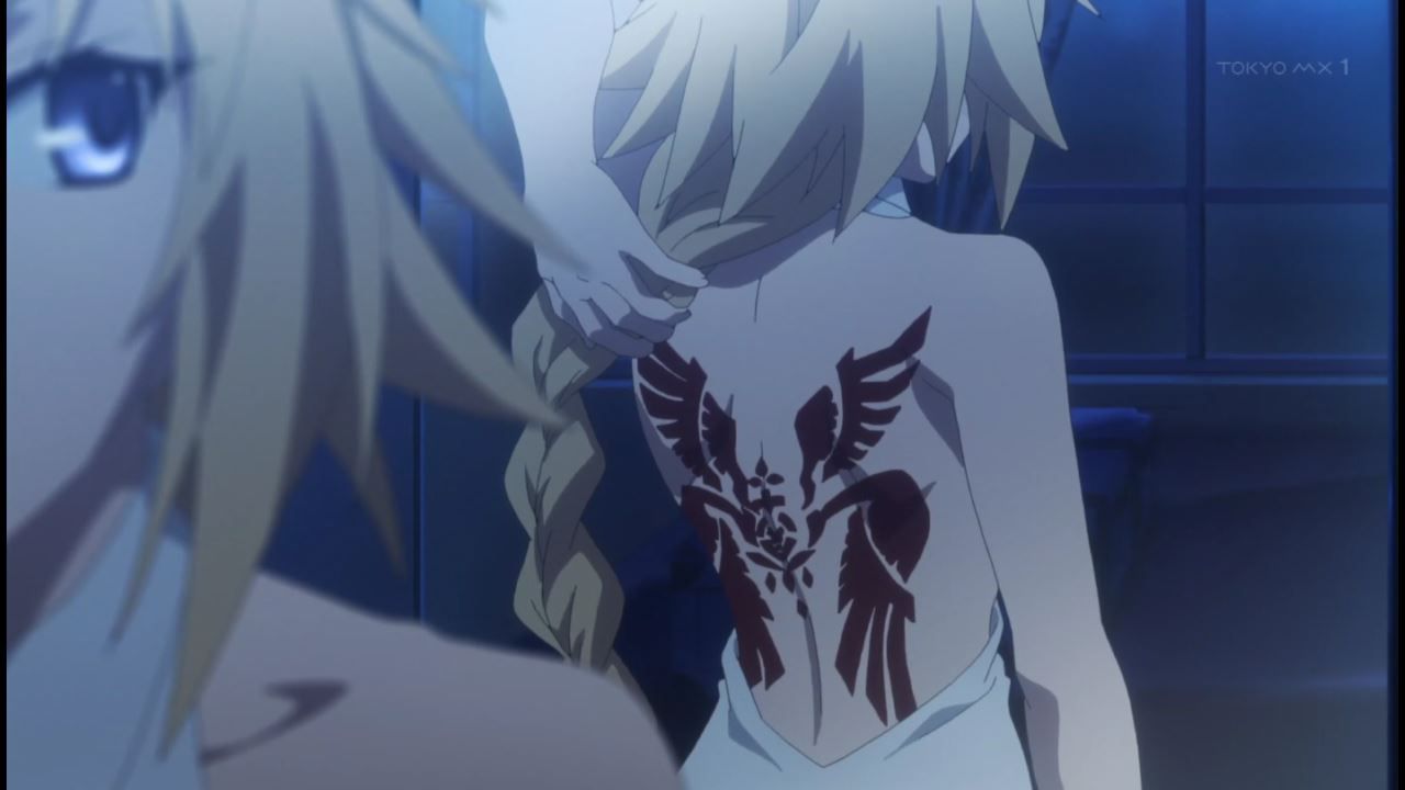 Anime ' Fate/Apo Creator ' 2 daughter of a man in the story is licked in reverse rape scene and 2