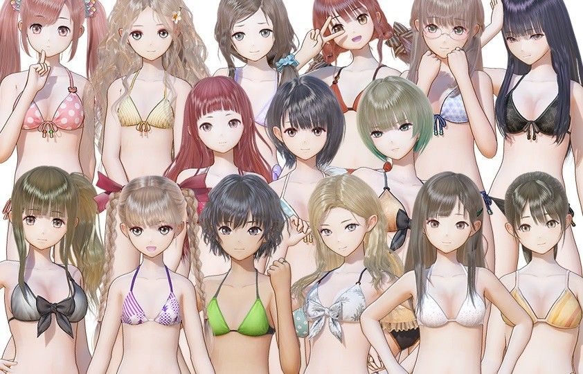 [Blue Reflection] erotic costume DLC to become a swimsuit girl erotic bikini! 1