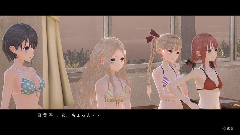 [Blue Reflection] erotic costume DLC to become a swimsuit girl erotic bikini! 2