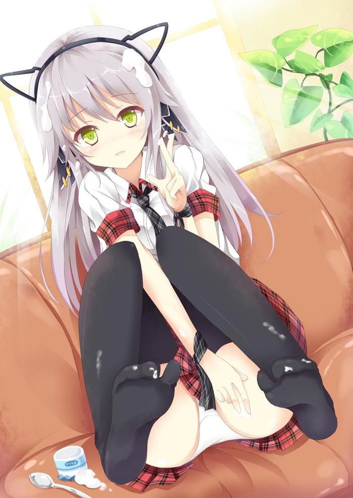 [Erotic] Go to paste the image of the silver-haired girl indifferently [secondary] 5