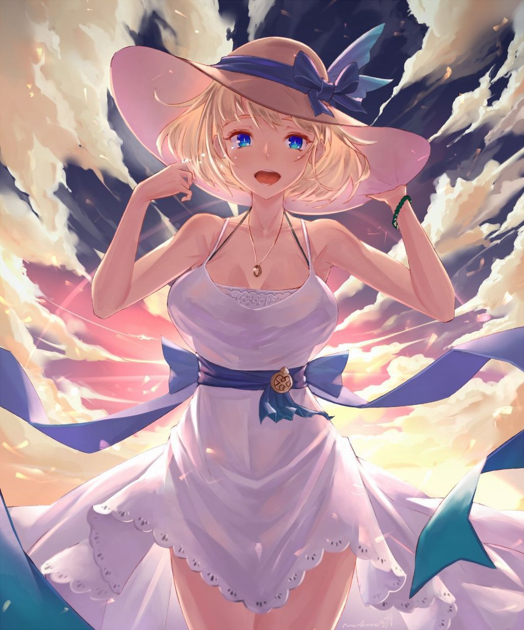 [the second] Second image 2 [non-eroticism] of the pretty girl who put on a straw hat 14