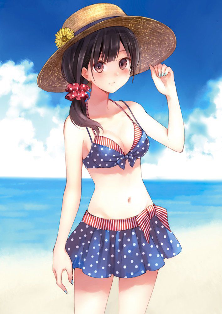 [the second] Second image 2 [non-eroticism] of the pretty girl who put on a straw hat 4