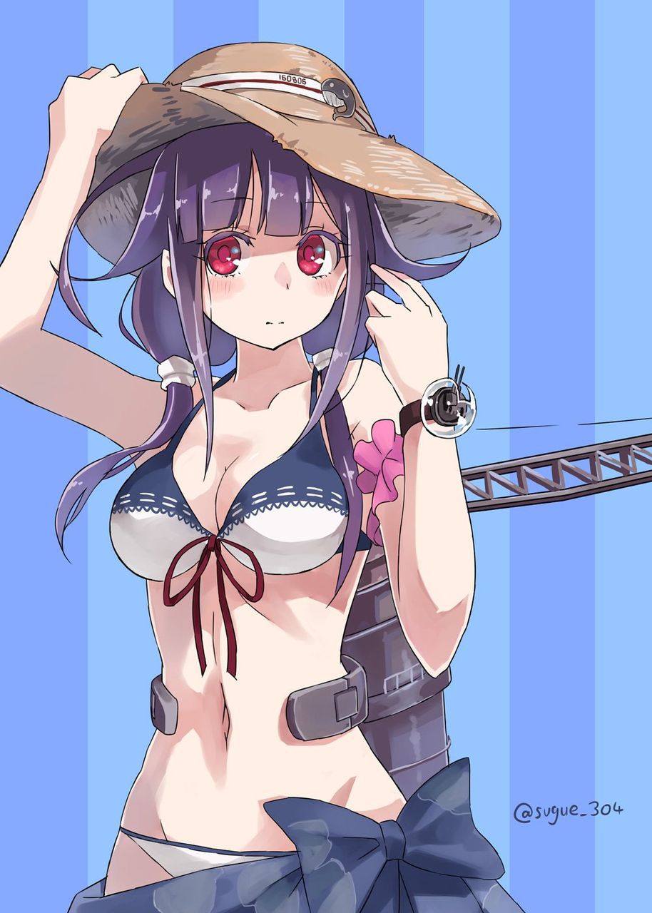 [the second] Second image 2 [non-eroticism] of the pretty girl who put on a straw hat 8