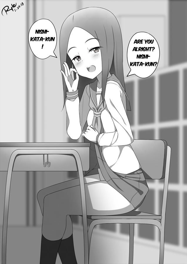 【Takagi-san Erotic Manga of Good Teasing】 Immediately cut out with Takagi-san's service S●X! - Hame! 10