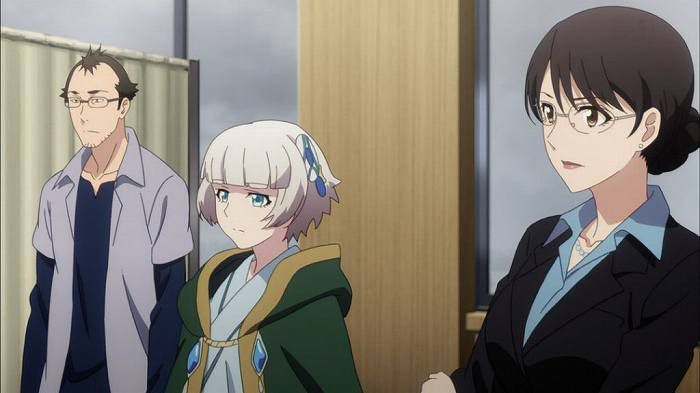 [Re:CREATORS] the capture that Episode 12 "is too early in end roll" 12