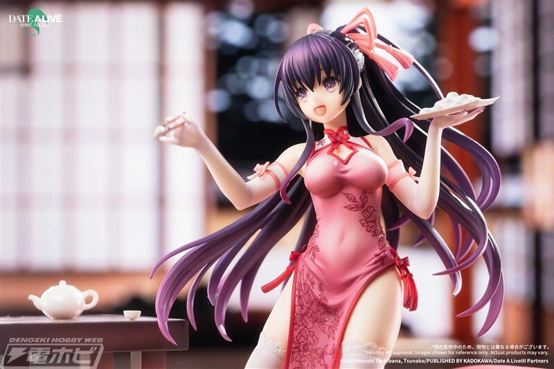 "Date a Live" Erotic figure of the night sword god Juka's cheongsam dress with erotic sticking out 3