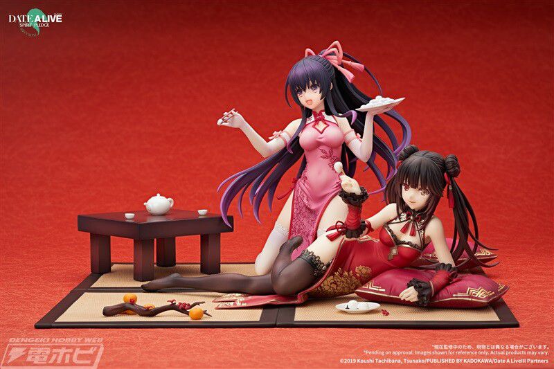 "Date a Live" Erotic figure of the night sword god Juka's cheongsam dress with erotic sticking out 8