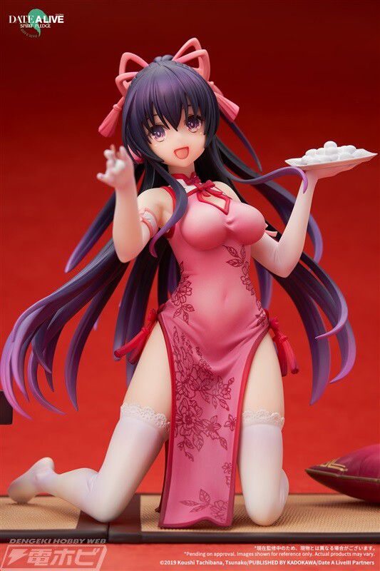 "Date a Live" Erotic figure of the night sword god Juka's cheongsam dress with erotic sticking out 9