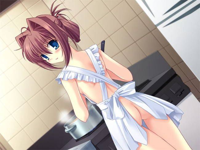 Let's find happiness to see the eroticism image of the nude apron! 19