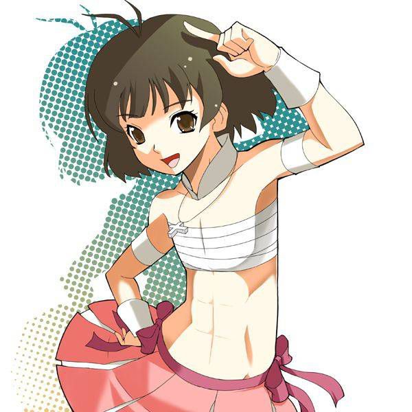 [50 pieces of muscle daughters] is part6 two-dimensional image glee ぐり of the girl who can break an abdominal muscle 24