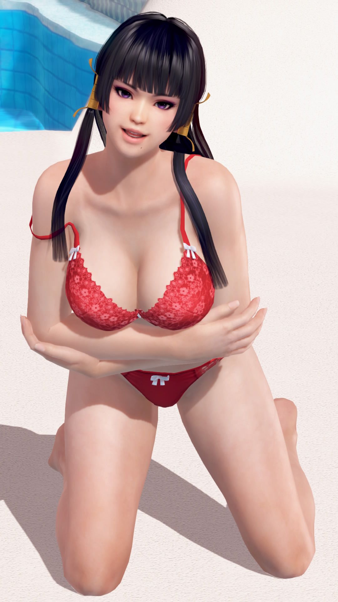 The DOAX3 raven-black hair long shot is everlasting admiration of the Japanese boy 10