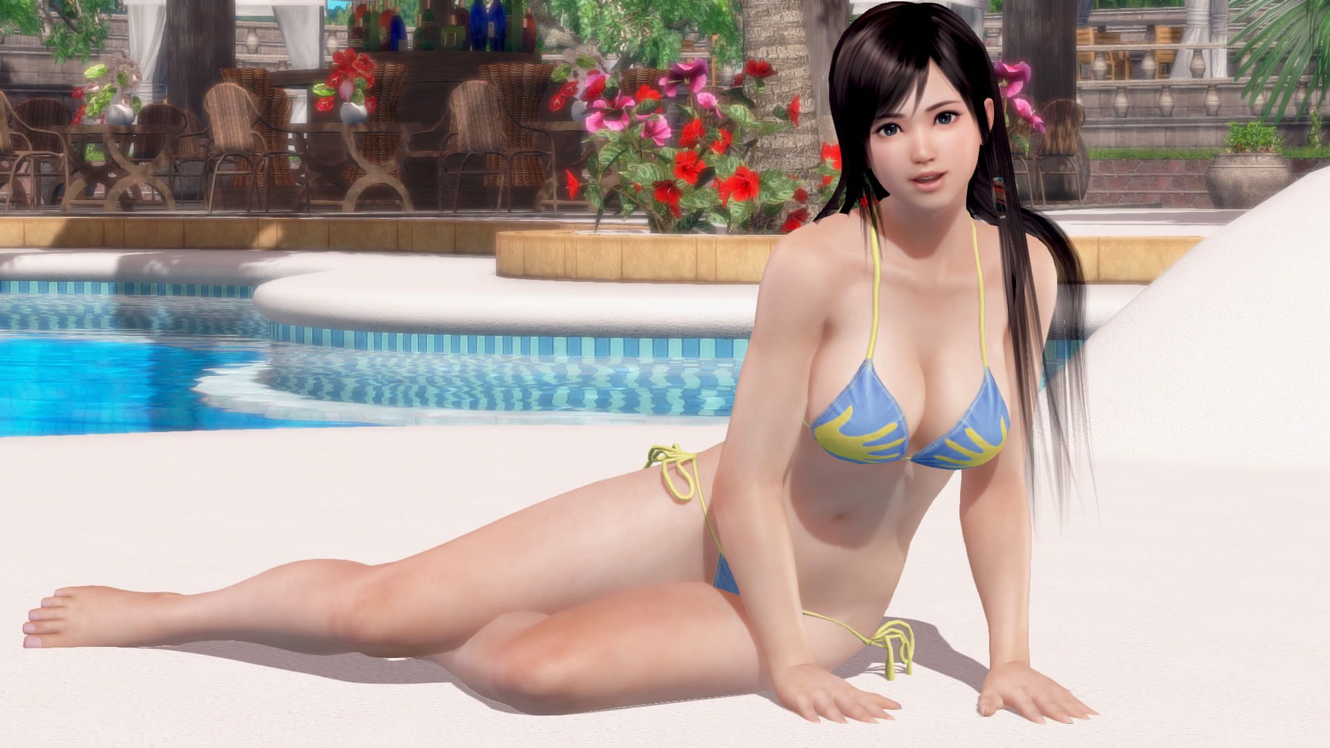 The DOAX3 raven-black hair long shot is everlasting admiration of the Japanese boy 15