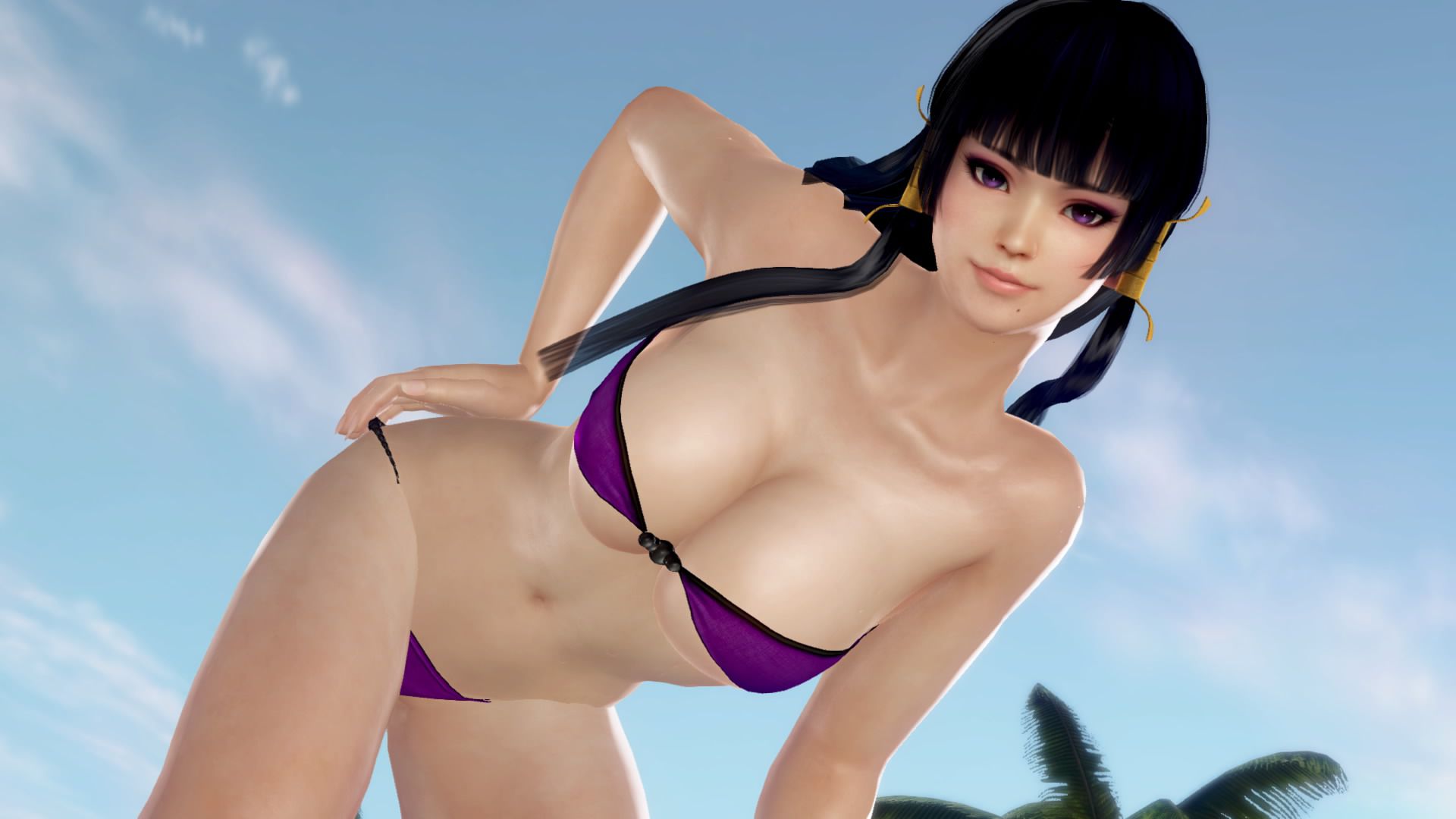 The DOAX3 raven-black hair long shot is everlasting admiration of the Japanese boy 2