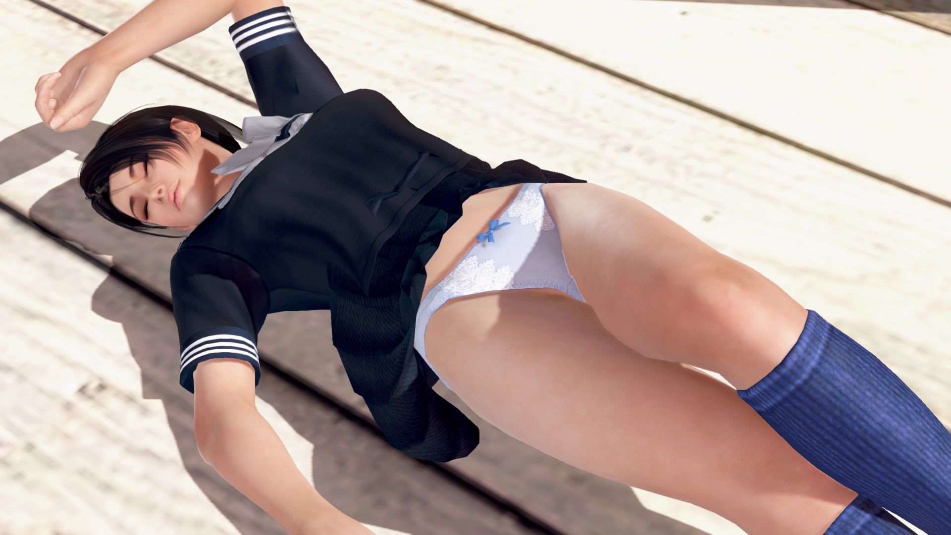 The DOAX3 raven-black hair long shot is everlasting admiration of the Japanese boy 31