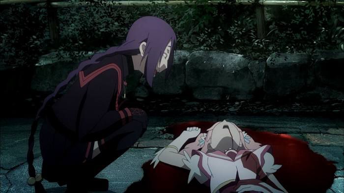 [Re:CREATORS] "dig the hole the young girl whom a flower blooms", and capture Episode 9 12