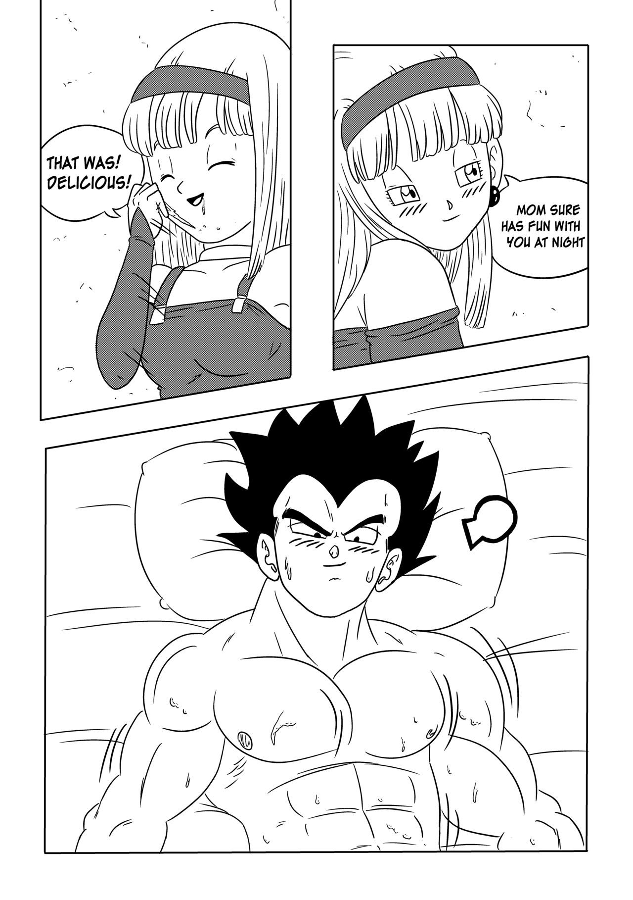 Vegeta: The paradise in his feet (Chapter 1) Playing with daddy's feet 24