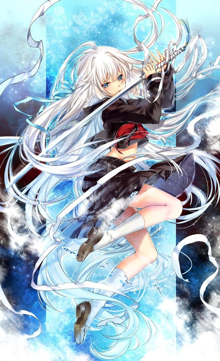 [the second] I put the second beautiful girl image of the silver hair 7