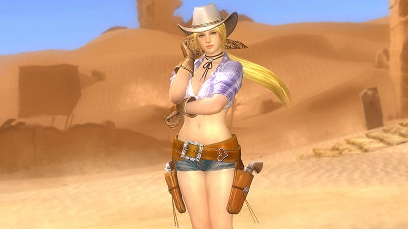 The cowgirl clothes which have high "dead or ARA Eve 5 last round" breast or erotic exposure degree! 11