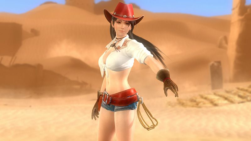The cowgirl clothes which have high "dead or ARA Eve 5 last round" breast or erotic exposure degree! 14