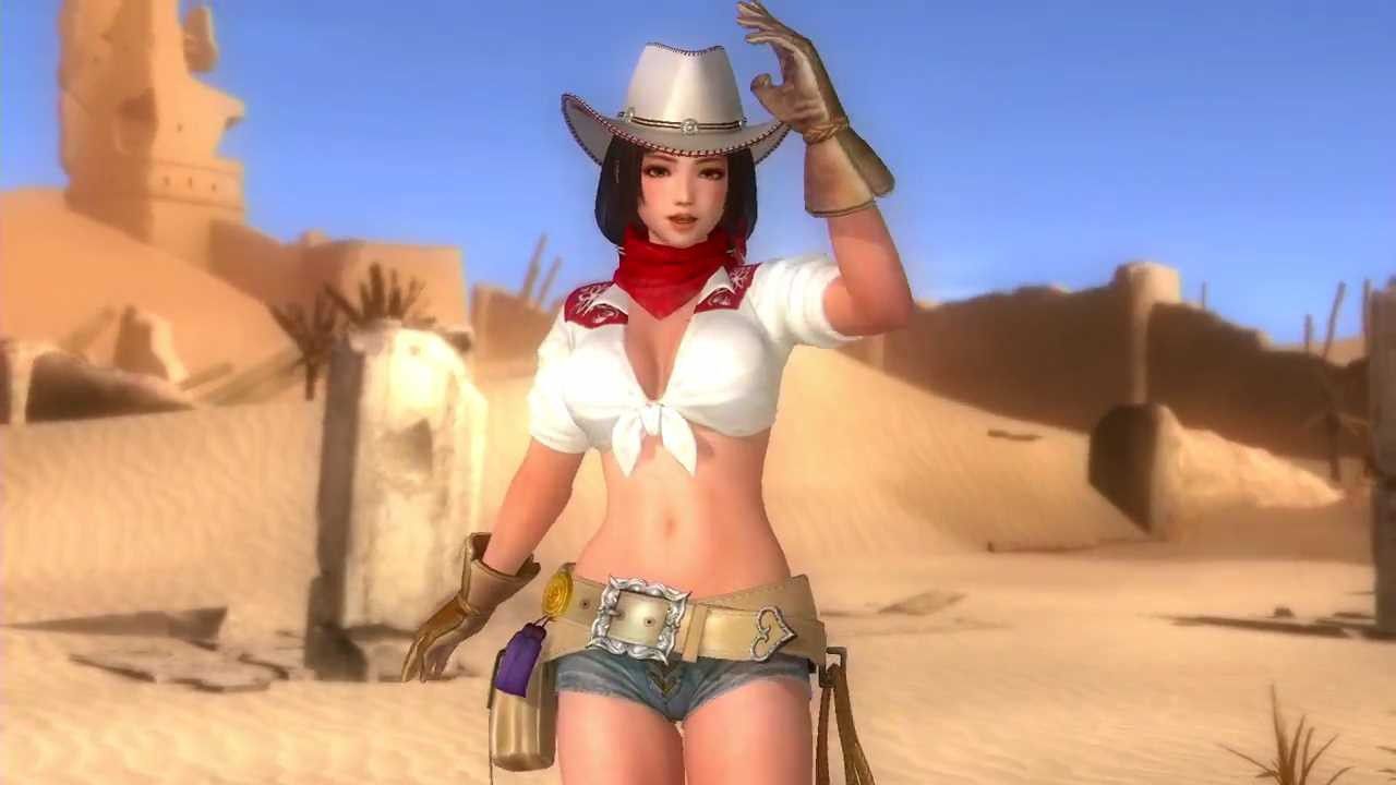 The cowgirl clothes which have high "dead or ARA Eve 5 last round" breast or erotic exposure degree! 26
