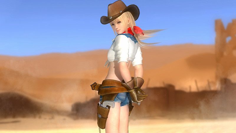 The cowgirl clothes which have high "dead or ARA Eve 5 last round" breast or erotic exposure degree! 4