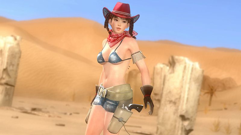 The cowgirl clothes which have high "dead or ARA Eve 5 last round" breast or erotic exposure degree! 7